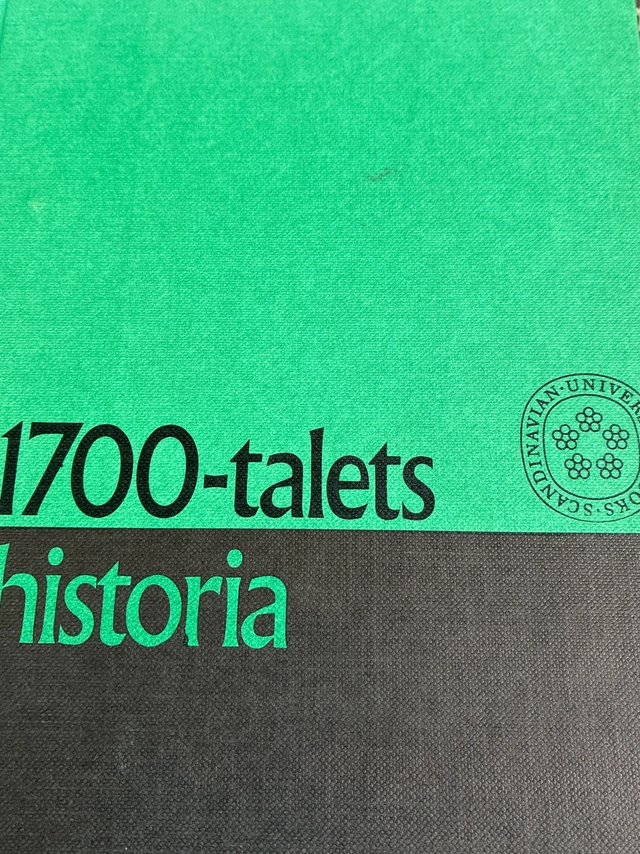 1700-talets historia; Stig Boberg; 1973