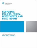 2023 CFA Program Curriculum Level I Volume 4, Volym 4; CFA Institute; 2023
