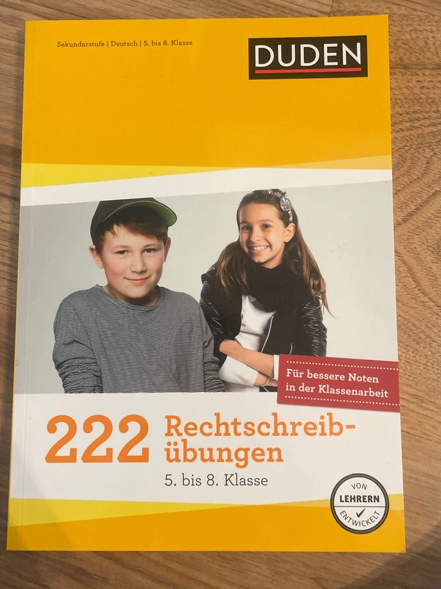 222 Rechtschreibübungen; Duden; 2017