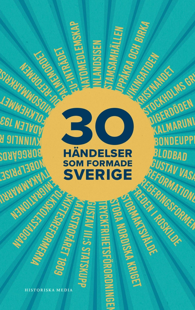 30 händelser som formade Sverige; Henrik Arnstad, H-G Axberger, Henrik Berggren, Tomas Blom, Ingrid Carlberg, Martin Dackling, Ann-Sofie Dahl, Nils Edling, Kristina Ekero Eriksson, Lars Ericson Wolke; 2025