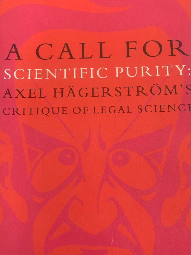 A call for scientific purity : Axel Hägerström's critique of legal science; Max Lyles; 2006