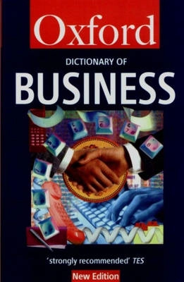 A dictionary of business; Oxford University Press; 1996