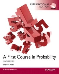 A first course in probability; Sheldon M. Ross; 2014