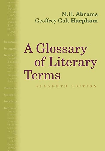 A glossary of literary terms; Abrams; 2015