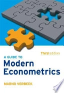 A Guide to Modern Econometrics; Marno Verbeek; 2008