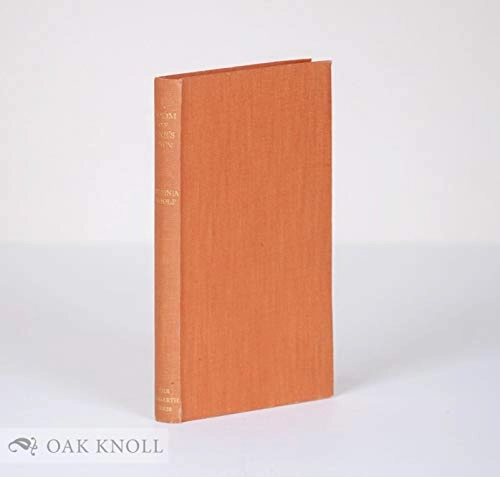 A room of one's own; Virginia Woolf