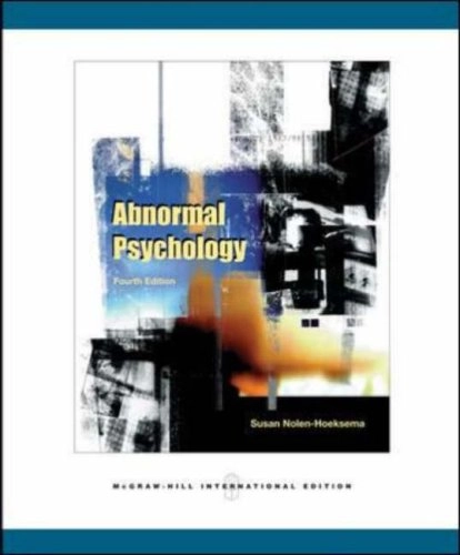 Abnormal psychology; Susan Nolen-Hoeksema; 2007