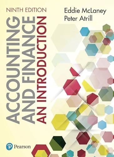 Accounting and finance : an introduction; E. J. McLaney; 2018