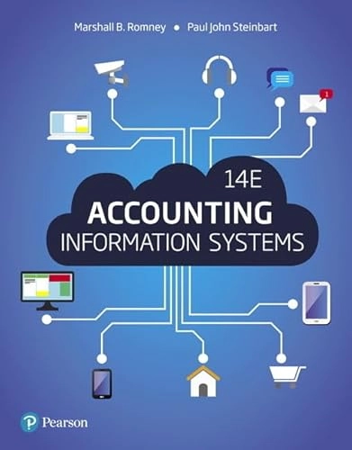 Accounting Information Systems; Marshall B Romney; 2017