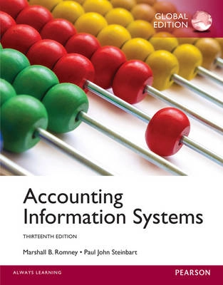 Accounting information systems; Marshall B. Romney; 2015