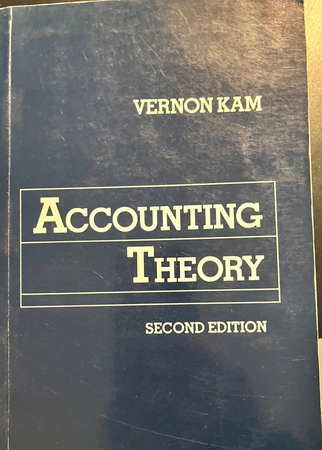 Accounting theory; Vernon Kam; 1990