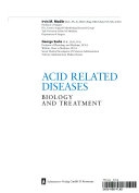 Acid Related Diseases: Biology and Treatment; Irvin M. Modlin, George Sachs