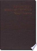 Advanced econometrics; Takeshi Amemiya; 1985