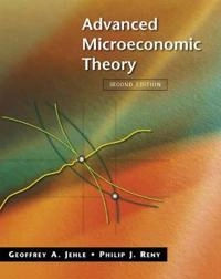 Advanced microeconomic theory; Geoffrey A. Jehle; 2001