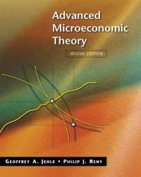 Advanced microeconomic theory; Geoffrey A. Jehle; 2001