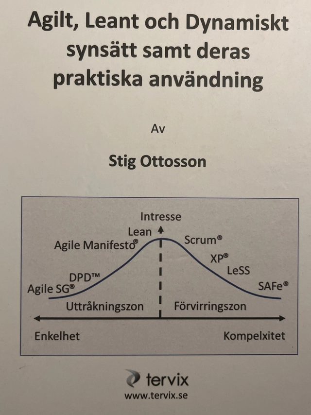 Agilt, Leant och Dynamiskt synsätt samt deras praktiska användning; Stig Ottosson; 2025