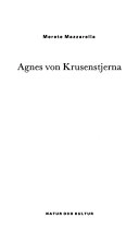 Agnes von Krusenstjerna; Merete Mazzarella; 1992