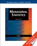 Aise Statistics for Management and Economics; Gerald Keller; 2008