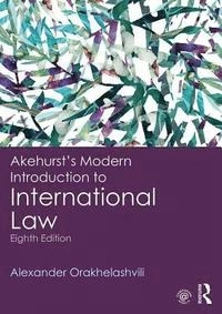 Akehurst's modern introduction to international law; Peter Malanczuk; 2000