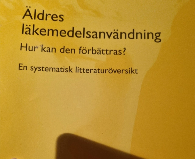 Äldres läkemedelsanvändning : hur kan den förbättras? : en systematisk litteraturöversikt; Statens beredning för medicinsk och social utvärdering; 2009