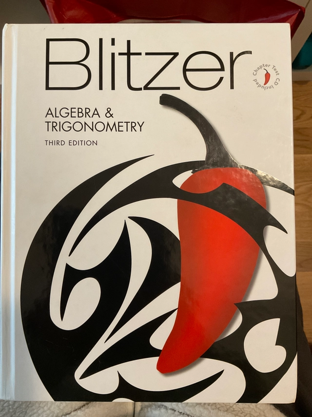 Algebra & Trigonometry ; Robert Blitzer; 2006