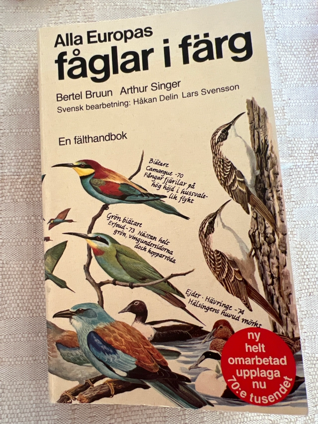 Alla Europas fåglar i färg : en fälthandbok; Bertel Bruun; 1978