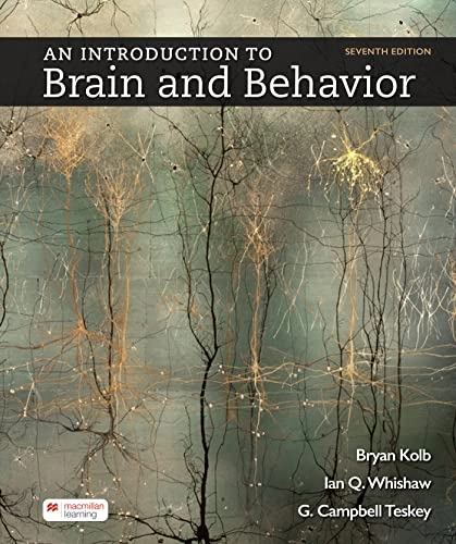 An Introduction to Brain and Behavior; Bryan Kolb, Ian Whishaw; 2022