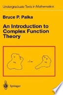 An introduction to complex function theory; Bruce P. Palka; 1991
