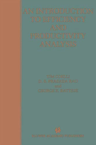 An introduction to efficiency and productivity analysis; Tim Coelli; 1998