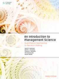 An introduction to management science : quantitative approaches to decision making; David Ray Anderson; 2017