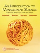 An introduction to management science : quantitative approaches to decision making; David Ray Anderson; 2009