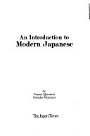 An introduction to modern Japanese; Osamu Mizutani; 1977