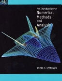An Introduction to Numerical Methods and Analysis; James F. Epperson; 2001
