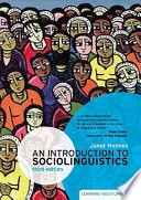 An introduction to sociolinguistics; Janet Holmes; 2008