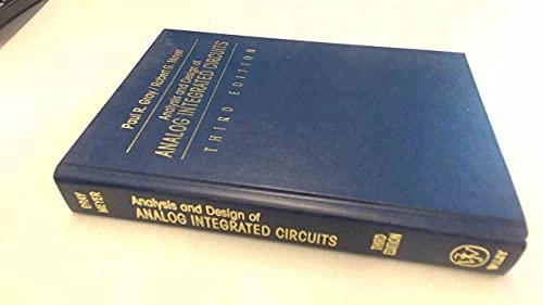 Analysis and design of analog integrated circuits; Paul R. Gray; 1993