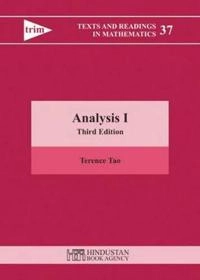 Analysis I; Terence Tao; 2014