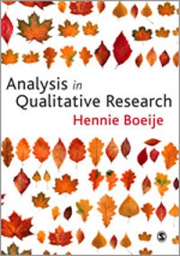 Analysis in qualitative research; Hennie. Boeije; 2010