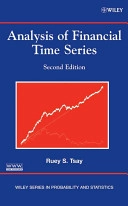 Analysis of Financial Time Series; Ruey S. Tsay; 2005