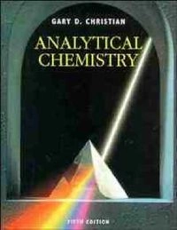Analytical chemistry; Gary D. Christian; 1994