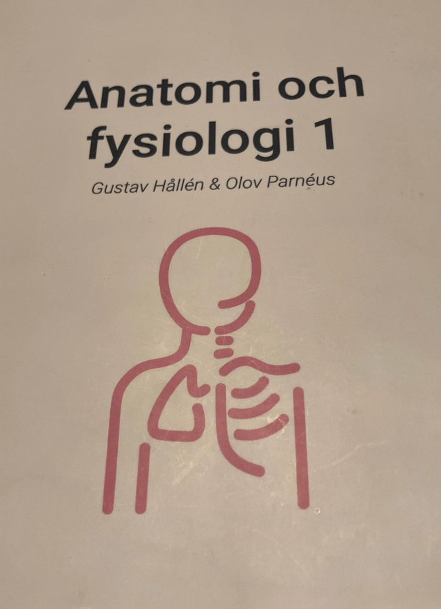 Anatomi och fysiologi · 1; Gustav Hållén; 2022