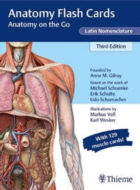 Anatomy flash cards : anatomy on the go; Anne M. Gilroy; 2021