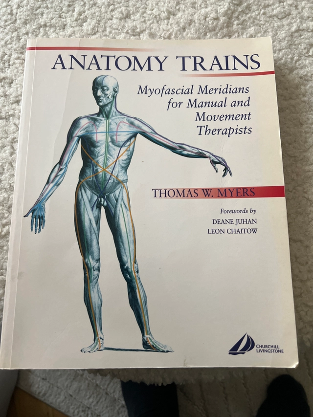 Anatomy trains : myofascial meridians for manual and movement therapists; Thomas W. Myers; 2001