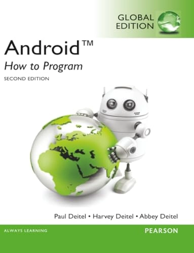 Android how to program; Paul J. Deitel; 2015