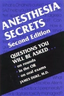 Anesthesia SecretsHanley & BelfusSecrets series; James Duke