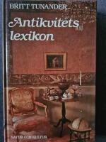 Antikvitetslexikon; Britt Tunander; 1979