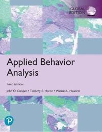 Applied behavior analysis; John O. Cooper; 2020