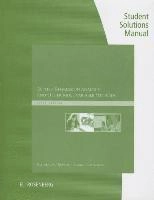 Applied regression analysis and other multivariable methods : student solutions manual; David G. Kleinbaum, Lawrence L. Kupper, Azhar. Nizam, Eli S. Rosenberg; 2014