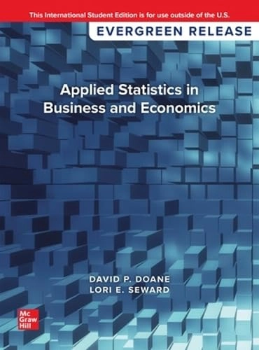 Applied statistics in business and economics; David P. Doane; 2024