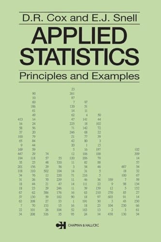 Applied statistics : principles and examples; David Roxbee Cox; 1981