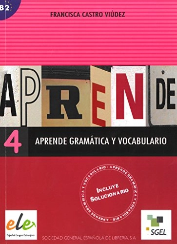 Aprende Gramatica Y Vocabulario 4; Francisca Castro Viúdez; 2006